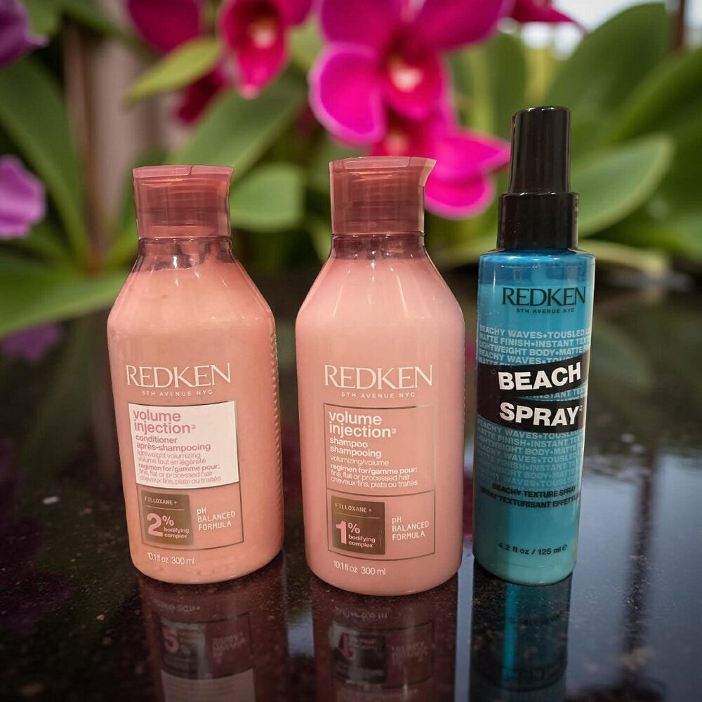 Redken Volume Injection Shampoo Conditioner & Beach Spray